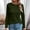 Army Green, variant on DPTALR George Women's Lightweight Long Sleeve Crewneck Knit Tops,2025 Fall Fashion,Army Green,Size L