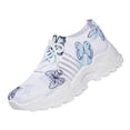 thumbnail image 2 of Willtoo Women's Breathable Hollow Mesh Orthopedic Walking Shoes Flower Pattern Sneakers Colorful Tennis Shoes Comfort for All-Day Wear Sports Sandals, 2 of 7