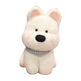 thumbnail image 4 of Peluche de Westie, juguete suave y cómodo, adorable muñeco de peluche, regalo original blanco 25cm, 4 of 9