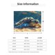 thumbnail image 5 of Fotbe Sunshine Underwater Sand Turtle Manta de Franela con Estampado, Manta Ultrasuave para Cama, Sofá, Auto, Hipoalergénica y Antibolitas-50"x40", 5 of 6