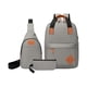 thumbnail image 2 of pstuiky Mochila de viaje para portátil mochila grande para hombre y mujer mochila de negocios con bandolera y monedero mochila universitaria de tres piezas., 2 of 6