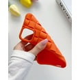 thumbnail image 2 of Compatible iPhone 11 Pro Max Case, Cute 3D Plaid Desgin Case Soft TPU Full Protection Shockproof Case for Women Grils (Orange), 2 of 14