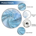 thumbnail image 4 of Frozen Winter Wonderland Window Curtains for Kids Girls Snowy Landscape Snowflake Baby Living Room Bedroom Nursery Toddler Home Rod Pocket Drapes Decor 84 in x 84 in, 4 of 6