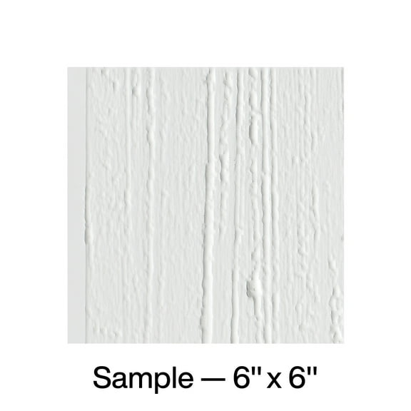 FASÄDE Rain Decorative Vinyl Backsplash Panel in Matte White (6X6 Inch Sample)