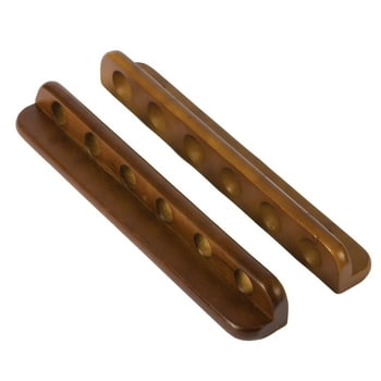 Classic Sport Six Cue Billiard Rack, Wall ed, Durable Solid Wood