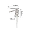 thumbnail image 1 of Bomba de repuesto de acero inoxidable de 4 piezas para dispensador de jabón líquido ZefeiWu 8390606875662, 1 of 1