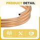 thumbnail image 3 of Tubería de Cobre T2 0.02"ID x 5/64"OD x 5Ft, Tubo de Refrigeración de Cobre 99% Puro, Tubería Flexible Sin Costura, 3 of 6