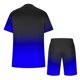thumbnail image 5 of Mens Pantalones Casuales Cuello Redondo Impresión de Manga Corta Blusa Y Pantalones Cortos Traje, Pantalones de Traje para Hombres, 5 of 5