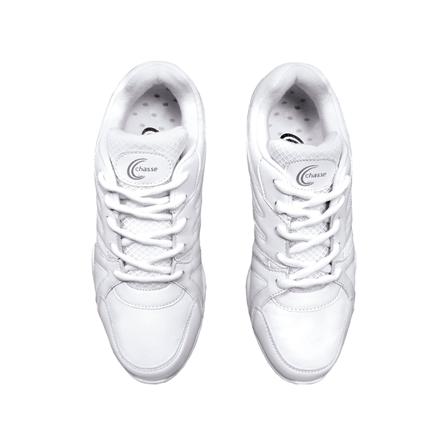 Chassé Surge Cheerleading Sneaker - White Low Profile Cheer Shoe - Women and Child Sizes Available (White, 5H)