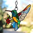 thumbnail image 2 of Shatter Resistant Hummingbird Acrylic Hanging Ornament For Porch Patios Classroom Home Office Window Decoration, 2 of 12