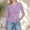 W-Purple, variant on Adeawade Womens Tshirt Long Sleeve Solid Color Tops Crewneck Classic Tee Daily Wear S Light Blue