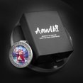 thumbnail image 2 of Medalla de San Cristóbal con clip de visera para coche Anwlki Colorful 3D, 2 of 6