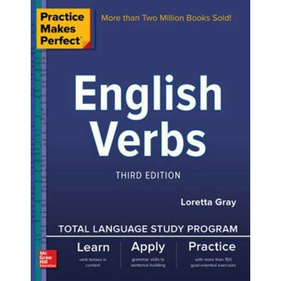 Pre-Owned Practice Makes Perfect: English Verbs, Third Edition (Paperback) 1260143759 9781260143751