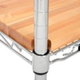 thumbnail image 6 of 36"W x 14"D x 1"Thick Hardwood Deck Overlay for Wire Shelving, 6 of 6