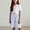 Blue, variant on Girls Pants Size 5-6Y Kids Striped Elastic Waist Shorts Five Length Solid