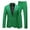 Green, variant on Slim Fit Suits for MenClearance! Mens Formal Wear Men's Suits Slim Business Wedding Party Jacket Jacket + Pants Suit Two Piece Set Men's Suits Red 2XL