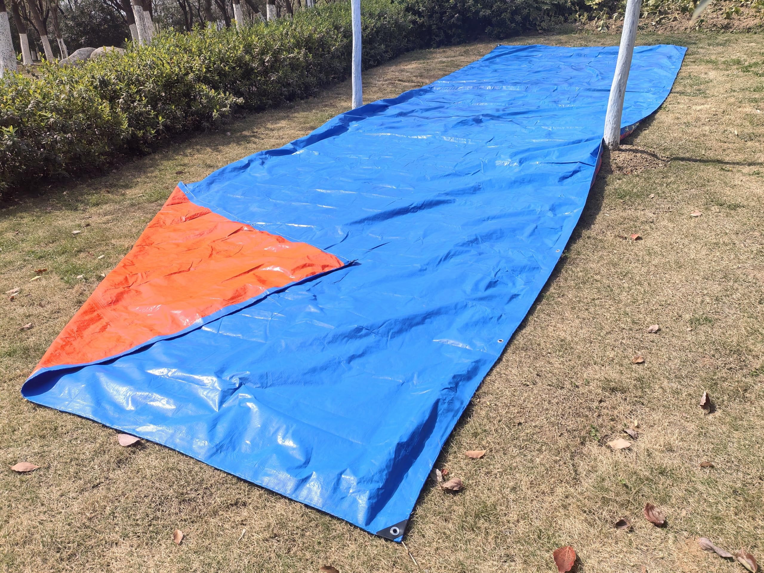 Lawn Water Slide 32.8ft x 9.8ft Heavy Duty Outdoor Summer Fun