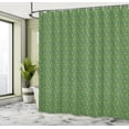 thumbnail image 4 of Ambesonne Banana Leaf Shower Curtain, Exotic Leaves Pattern, 69"Wx75"L, Olive Green Petrol Blue, 4 of 4