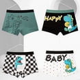 thumbnail image 5 of Calzoncillos tipo bóxer finos de verano para hombre, confeccionados en algodón de clase A, de talla pequeña y mediana., 5 of 5