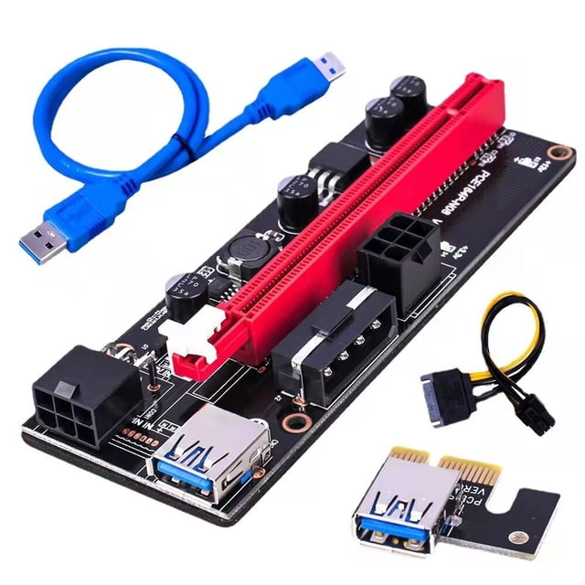 Cable de extensión de tarjeta gráfica Spot USB3.0 cable adaptador PCI-E de tres interfaces