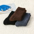 thumbnail image 5 of FOREEMME Fuzzy Socks for Women Non Slip Grip Socks Sleep Cozy Socks Winter Soft Fluffy Socks 3 Pairs, 5 of 6