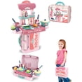 thumbnail image 2 of Dyfzdhu Interactive Parent Child Pretend Toys Kitchen Doctor Tools Dressing Table Suitcase Inspiring Imaginative Role Playing Quality Set for Family Bonding Entertainment, 2 of 9