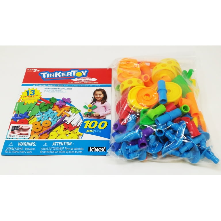 Tinkertoy Essentials Value Building Set 100pc Water Damage