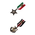 thumbnail image 1 of Broche vintage Zulema Pin de broche azul marino 2 piezas, 1 of 8