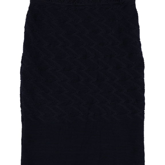 Rachel Roy Womens Textured A-line Pencil Skirt, Blue, Small