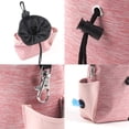 thumbnail image 5 of Sac friandise pour Chien, Traiter Chien Taille Pochette Sac Mains Libres, Sac de Dressage pour Animal de Compagnie, avec Cordon, Multifonctionnel, portatif (Rose), 5 of 5