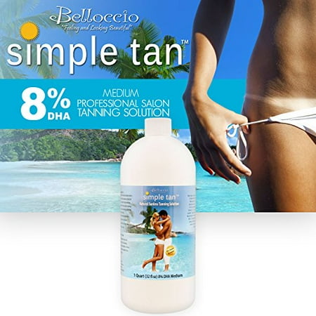 Belloccio Simple Tan Quart Bottle Of Professional Salon Sunless