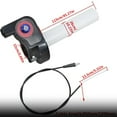 thumbnail image 3 of 7/8" 22mm Motorcycle Grips With Throttle Clamp Twist Cable Throttle Cable, 3 of 8
