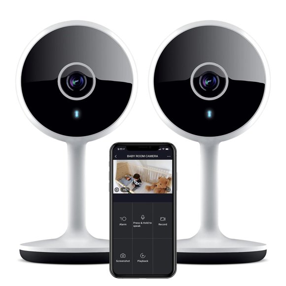 Camara de Seguridad Geeni Vivid CW028 Pack x2 WiFi 1080p Deteccion de Movimiento Audio Bidireccional