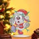thumbnail image 4 of (SSM009) Adorno Conejito Navideño (Diamante Forma Especial Una Cara + Diamante Brillante), 4 of 9