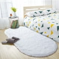 thumbnail image 7 of Arogan Ultra Soft Fluffy Bedroom Rugs For Kids,2.6'x5.3',White, 7 of 7