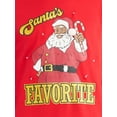 thumbnail image 2 of Mens & Big Men's Holiday Christmas Graphic Sweatshirt Santa's Favorite, Sizes S-3XL by Jolly Knits, 2 of 4