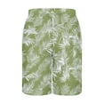 thumbnail image 6 of Iugvhana Quick-Dry Swim Trunks - Comfortable Mens Boardshorts, Variety of Tropical & Classic Designs Hawaiian Shorts Green#3 XXXXXL, 6 of 6