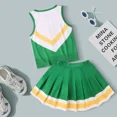 thumbnail image 5 of Halloween Stranger cos 4 Things Chrissy Cunningham Cosplay Costume Cheerleader Hawkins High School Lucas Sinclair Jacket Dress, 5 of 5