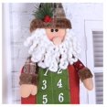 thumbnail image 4 of 1 calendario navideño para niños con cuenta regresiva de Papá Noel, decoración de pared reutilizable con 24 bolsillos para llenar, adorno colgante para el hogar y el dormitorio, 4 of 5