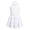 hwj# White89, variant on Huowey Girls Dancewear Dress Glitter Ruffled Long Sleeve Color Block Crewneck Slim Fit Ballet High Waist Pleated Mini Dresses Performances Soft Bodysuit Cozy Dance Outfits,White,7-8 Years
