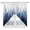 Blue Purple, variant on Navy Blue Ombre Kitchen Window Curtains, Swag Curtains Valance for Bedroom Living Room Bathroom, Primeval Forest Modern Abstract Art Aesthetics Rod Pocket Window Curtain Block Drapes 2 Panels 36"x45"