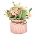 thumbnail image 2 of Mother‘s Day Simulation Flower European-style Plant pot Ceramic Potted Desktop For Home Decoration(White), 2 of 6
