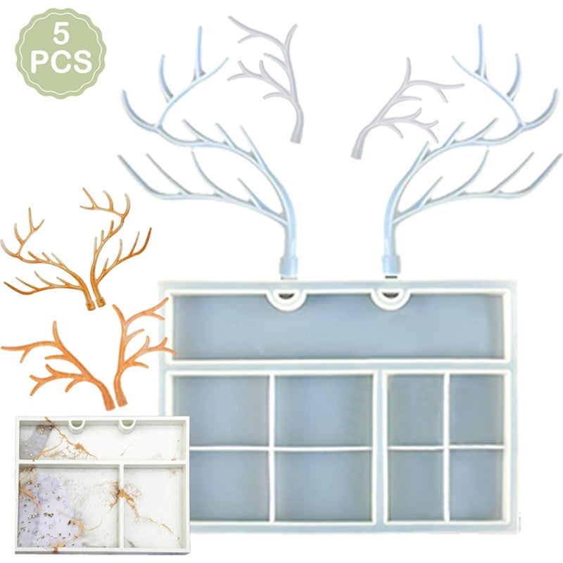 Resin Molds for Deer Antler Jewelry Holder Mold Jewelry Display Stand Mold