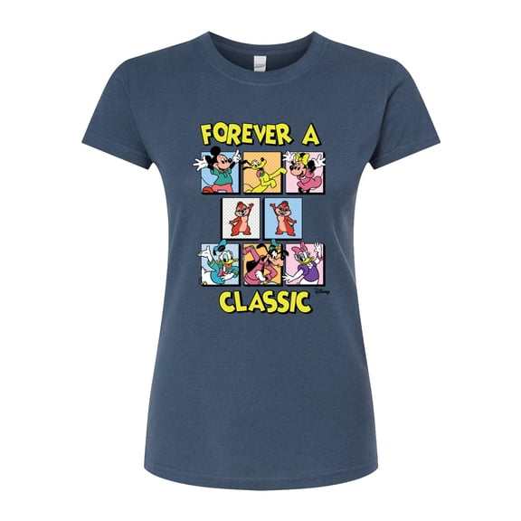 Disney - Forever A Classic  - Juniors Fitted Graphic T-Shirt