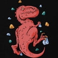 thumbnail image 2 of CafePress - Trex Indoor Rock Climbing Maternity T Shirt - Maternity Dark T-Shirt, 2 of 3
