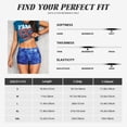thumbnail image 6 of Lsque Blurred Star Snow Christmas Pattern High Waisted Biker Shorts for Women-Tummy Control Fitness Athletic Workout Running Yoga Gym Shorts,Moisture-Wicking-XX-Large, 6 of 9