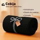 thumbnail image 2 of Cobija King Size Bluelander, Diseño de Cuadros, Franela 100% Poliéster Ultrasuave, Negro, 2 of 5