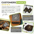 thumbnail image 6 of Premium Pot Holders - 500°F Heat Resistant - Non Slip Textured Silicone Grip - Washable Mittens for Cooking Baking - Flexible Soft Terry Cloth Cotton Lining - Set of 2 by Cook'n'Chic, 6 of 7