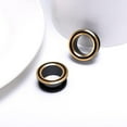 thumbnail image 2 of GHSDFBB 2 Pcs 316L Acier Inoxydable Vis Tunnel Bouchon d'Oreille Extensible Jauge 0G-1 Pouces, 2 of 6