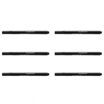 6 x Fabric Marker Pens Permanent Colors for DIY Textile Clothes T-Shirt Shoes Black